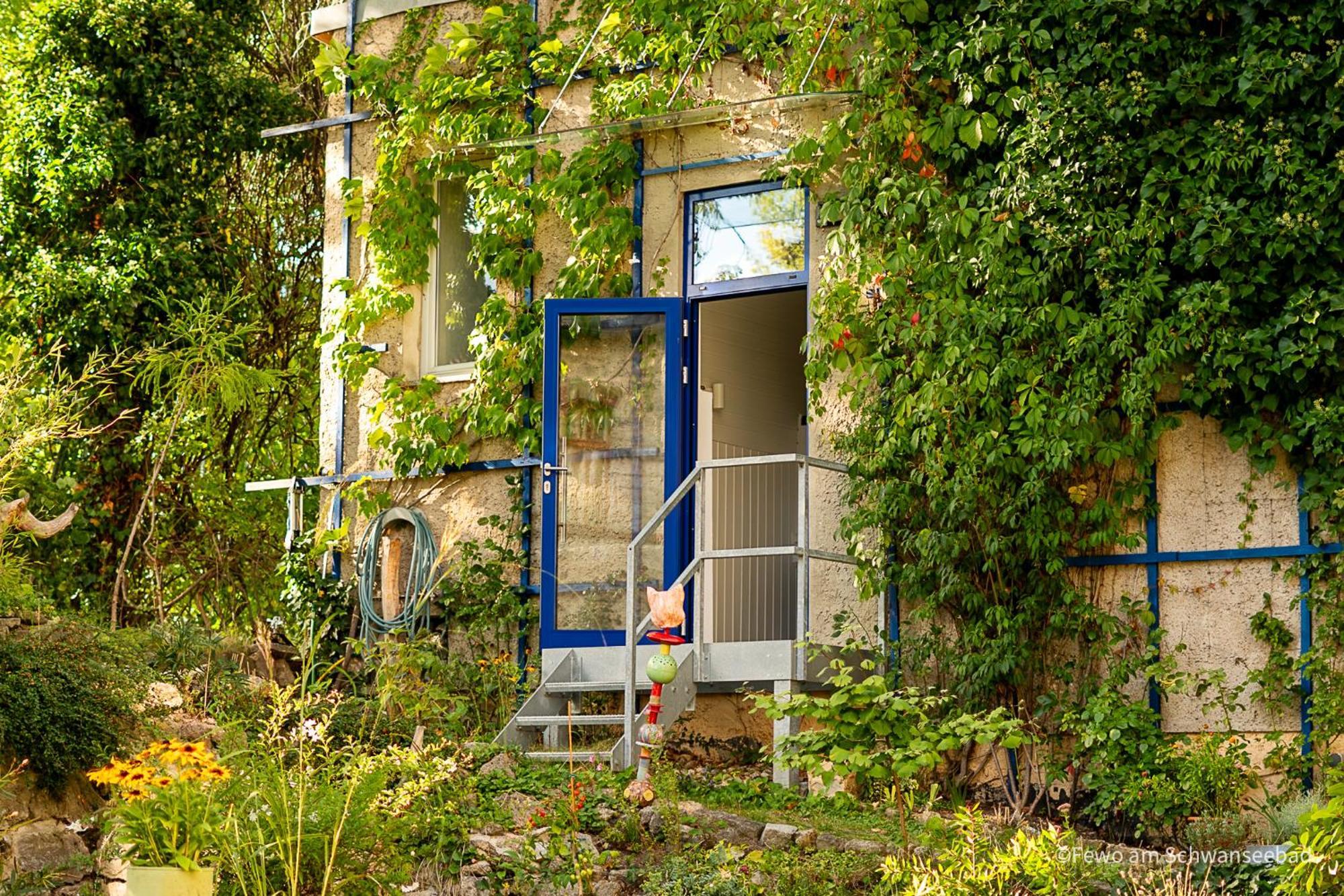 Fewo Am Schwanseebad Mit Garten - Ruhig, Familienfreundlich Und Zentrumsnah 魏玛 外观 照片